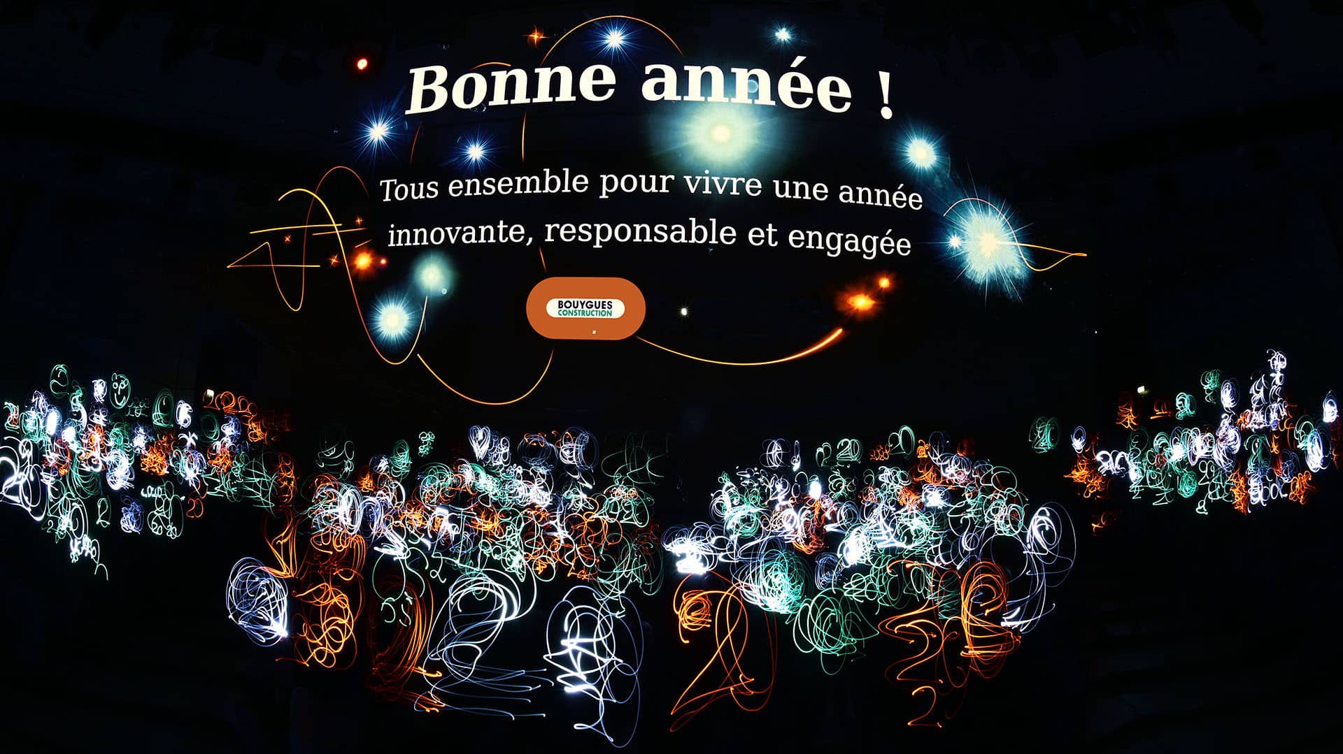 Light Painting Participatory Act Bouygues